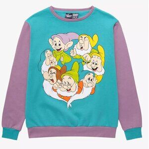 Cakeworthy Seven Dwarves Crewneck Adult Sweatshirt Vintage 90s Small